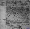 ACTE DE MARIAGE VOLANT CLAUDE - HAUDEBOURG JEANNE(19-01-1699)