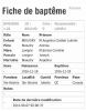 FICHE DE BAPTEME BEAUDRY JULIETTE (18-12-1916)