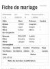 FICHE DE MARIAGE LOYER JOSAPHAT - BEAUDRY JULIETTE (09-07-1941)