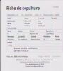 FICHE DE SEPULTURE - BOUCHER JEAN ( 01-08-1828)