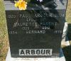 ARBOUR PAUL (1920-2004) PARENT LAURETTE (1926-2012) ARBOUR BERNARD (1954-1976)