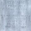 JOLY EXILDA (1861-1939)
JOLY FELIX (1867-1962) 
ARCHAMBAULT MELINA (1874-1940) (2)