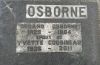 OSBORNE GERARD (1929-1984)
COUSINEAU YVETTE (1936-2011) OSBORNE GERARD (1929-1984)
COUSINEAU YVETTE (1936-2011)